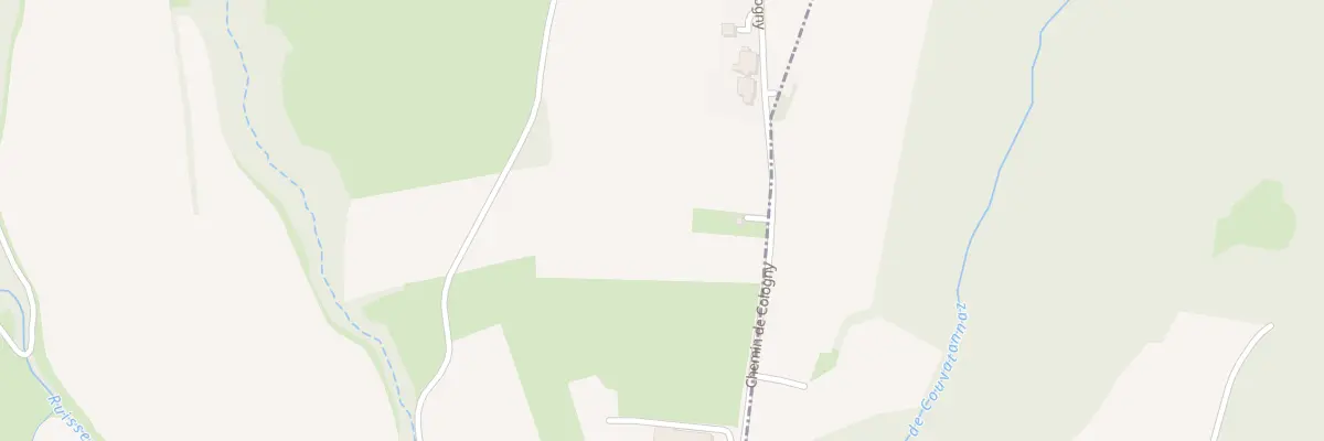 Plan du 1039 Che de Cologny à Chevrier