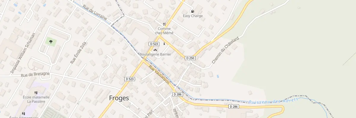 Plan du 83 Rue de Prapoutel au Champ-près-Froges
