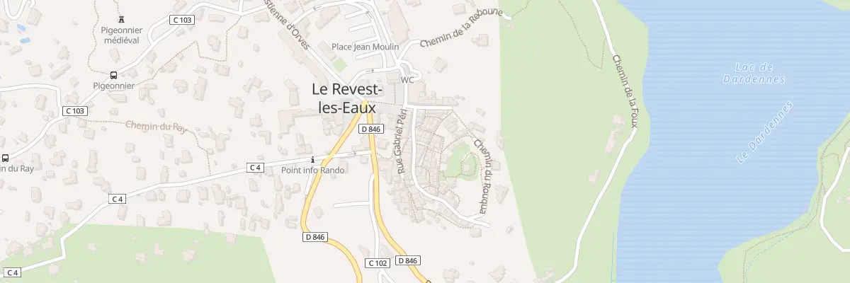 Plan du 8 Rue Carnot au Revest-les-Eaux