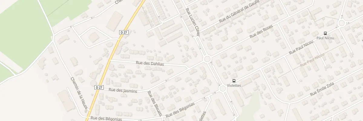 Plan du 4 Rue des Dahlias à Villerupt