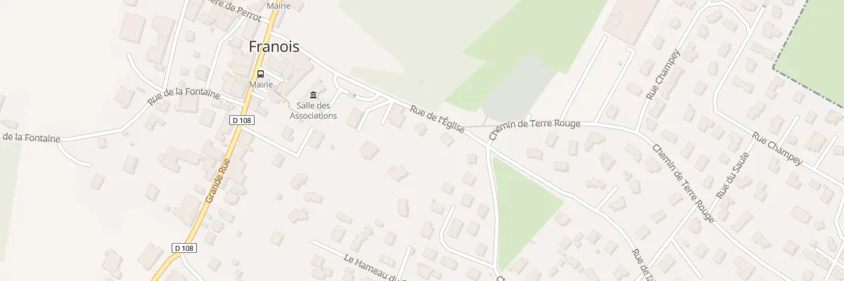Plan du 12 Rue de l’Eglise à Franois