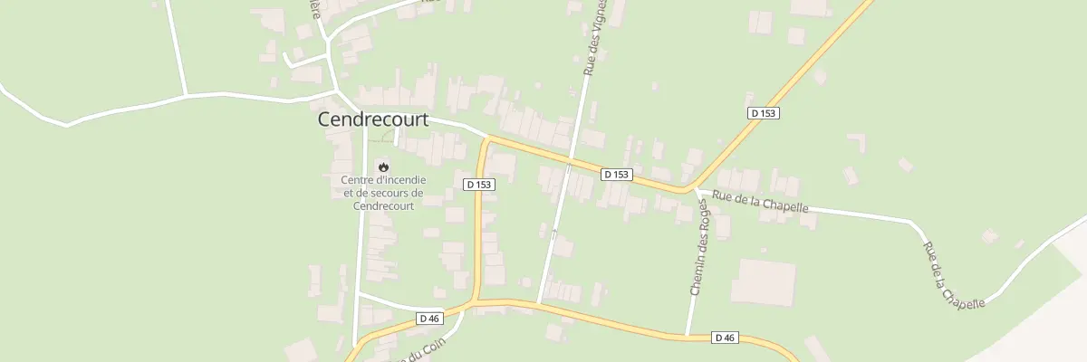 Plan du 18 Rue du Jardiney à Cendrecourt