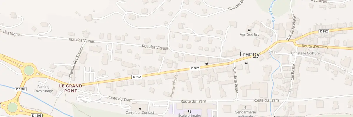 Plan du 137 Rue des Vignes à Frangy
