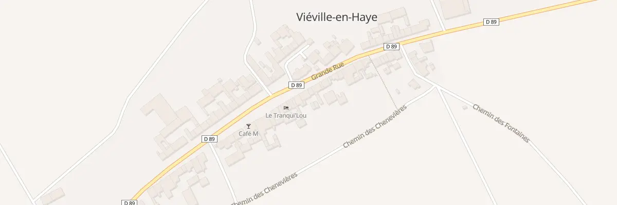 Plan du 30 Gr Grande Rue à Viéville-en-Haye