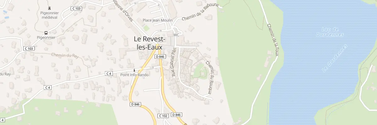 Plan du 2 Rue du 11 Novembre au Revest-les-Eaux