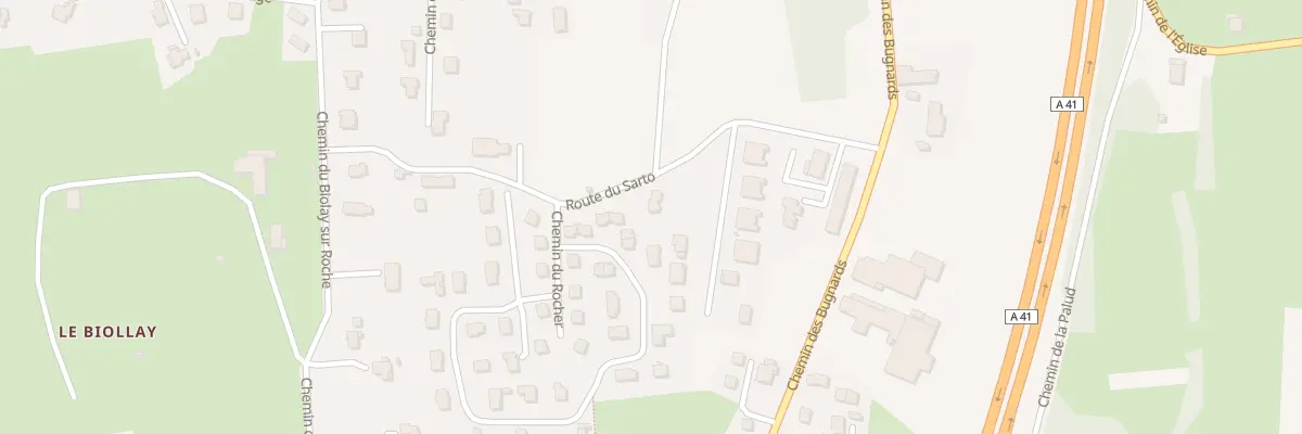 Plan du 187 Rte du Sarto à Mouxy