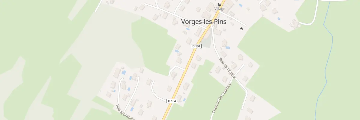 Plan du 9 Gr Grande Rue à Vorges-les-Pins