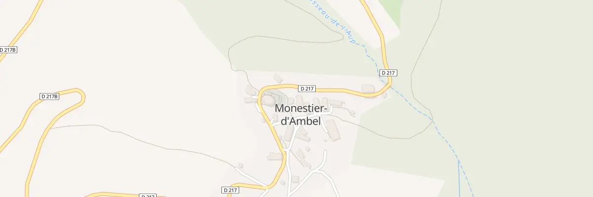 Plan du 43 Rue de l’Ancienne Auberge à Monestier-d’Ambel
