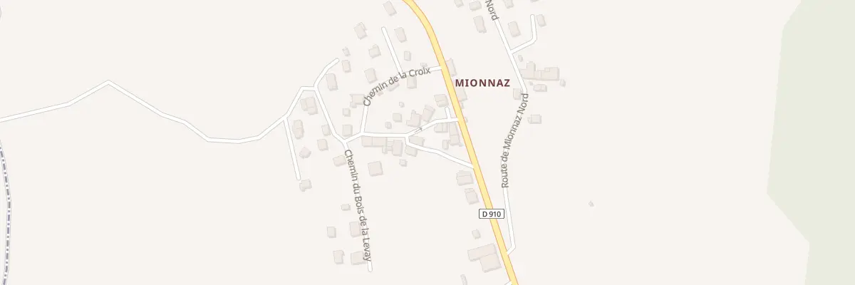 Plan du 202 Che de la Croix à Menthonnex-sous-Clermont