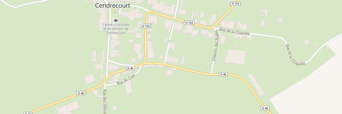 Plan du 7 Rte de Venisey à Cendrecourt