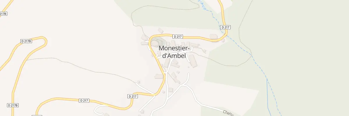 Plan du 5020 Le Village à Monestier-d’Ambel