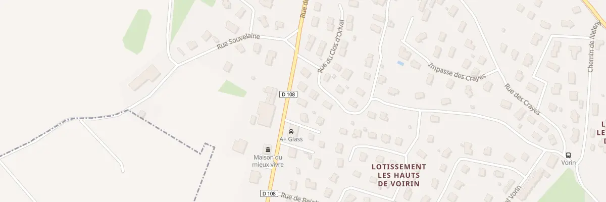 Plan du 28 Rue du Clos d’Orival à Serre-les-Sapins