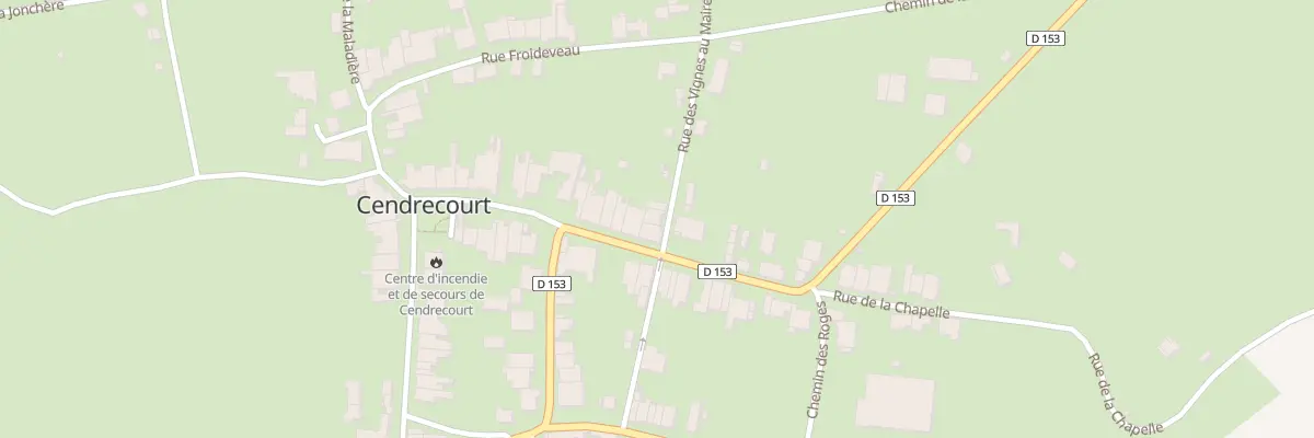 Plan du 1 Rue des Vignes au Maire à Cendrecourt