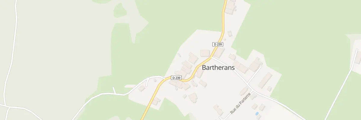 Plan du 5011 Village de Bartherans à Bartherans