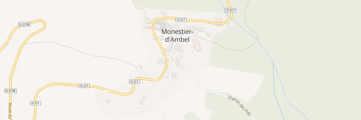 Plan du 14 Che du Colombier à Monestier-d’Ambel