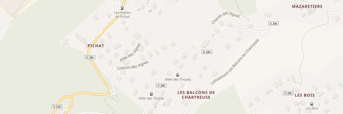 Plan du 3 All des Charmilles à Froges