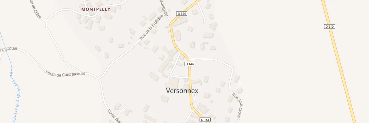 Plan du 102 All des Vieilles Pierres à Versonnex