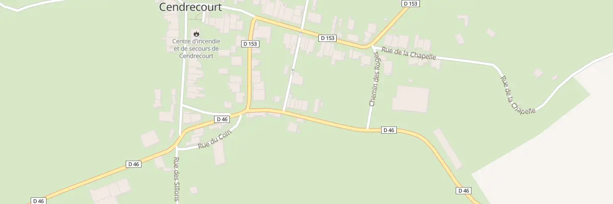 Plan du 11 Rte de Venisey à Cendrecourt