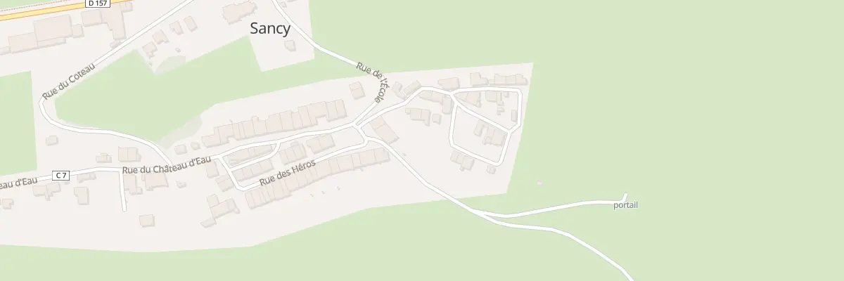 Plan du 3 Rue des Remparts à Sancy