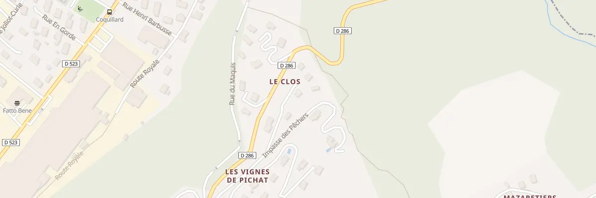 Plan du 5 Imp des Pruniers à Froges