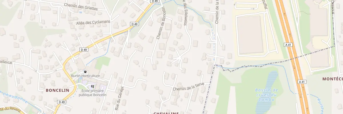 Plan du 210 Rue des Edelweiss à Aix-les-Bains