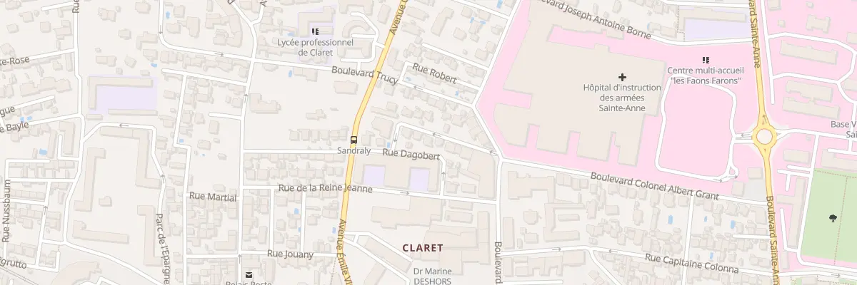 Plan du 11 Rue Général Changarnier à Toulon