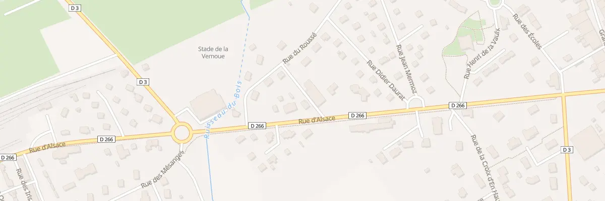 Plan du 16 Rue D Alsace à Gironcourt-sur-Vraine