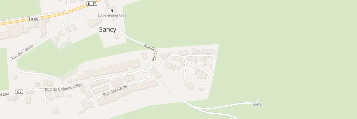 Plan du 2 Rue des Remparts à Sancy