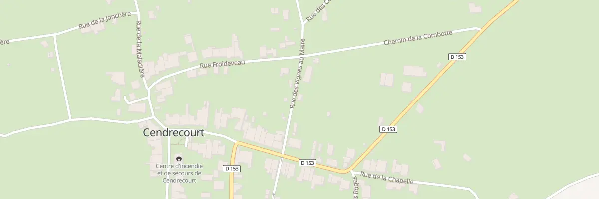 Plan du 8 Rue des Vignes au Maire à Cendrecourt