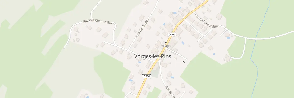 Plan du 5149 Rue des Charmoilles à Vorges-les-Pins