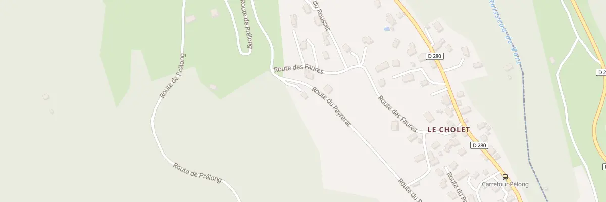 Plan du 559 Rte du Peyrerat à Saint-Mury-Monteymond