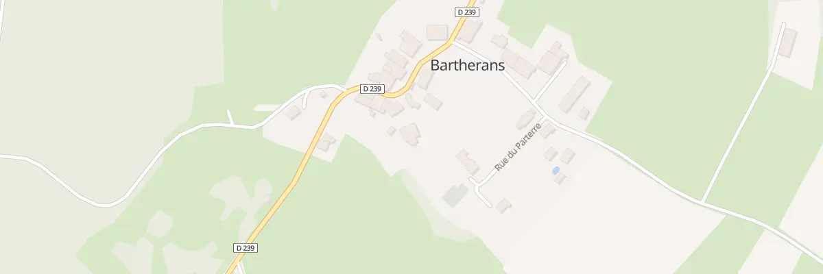 Plan du 5007 Village de Bartherans à Bartherans