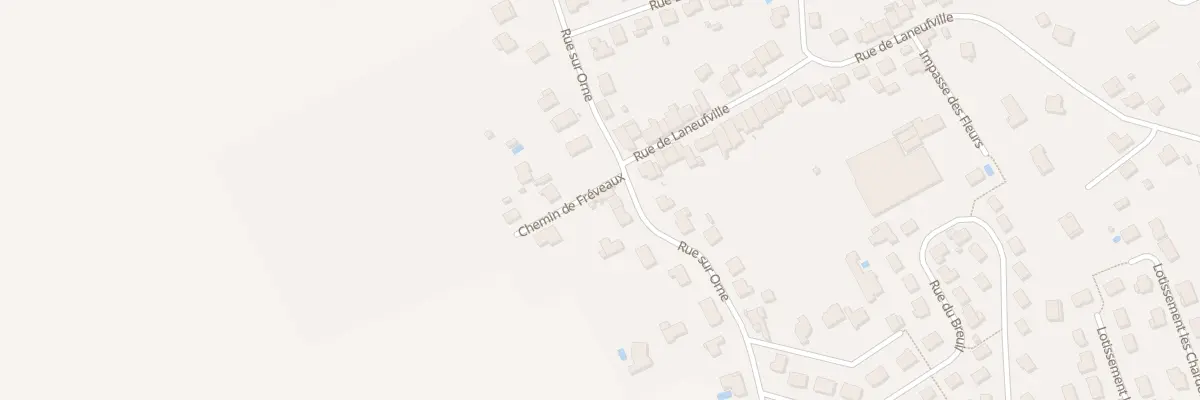Plan du 33 Rue sur Orne à Valleroy