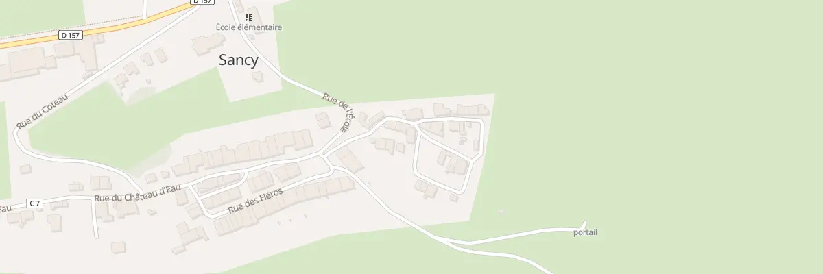 Plan du 9 Rue du Château à Sancy