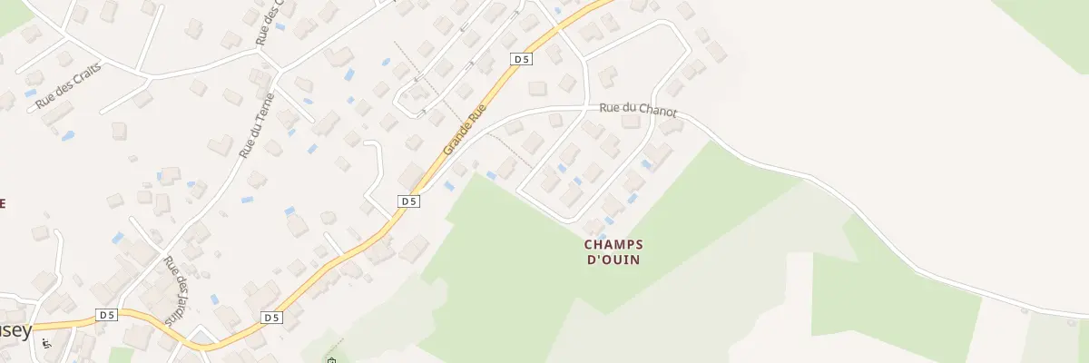 Plan du 5 Rue du Champ d’Ouin à Pelousey