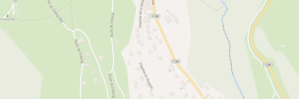 Plan du 5153 Les Faures à Saint-Mury-Monteymond