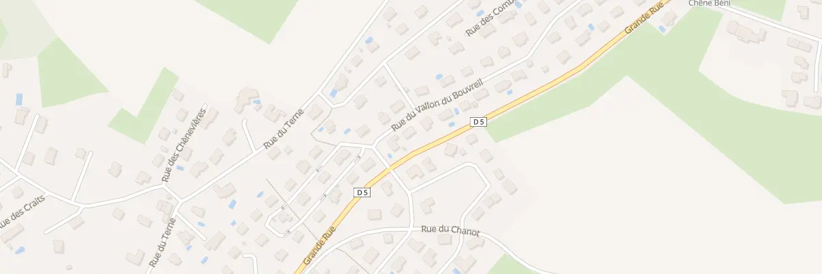 Plan du 22 Rue du Vallon du Bouvreuil à Pelousey