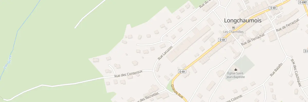 Plan du 1 Rue du Couchant à Longchaumois