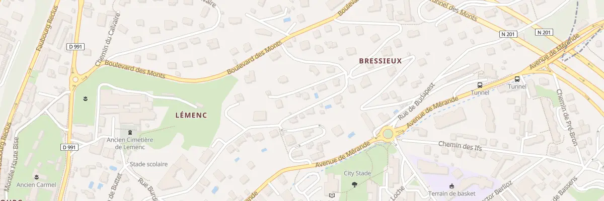 Plan du 357 Rue du Clos Papin à Chambéry