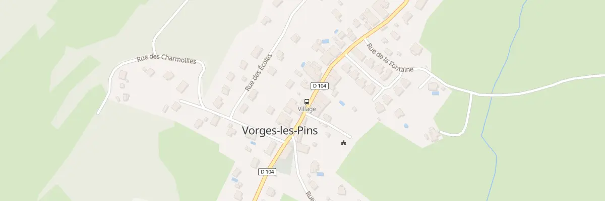 Plan du 21 Gr Grande Rue à Vorges-les-Pins