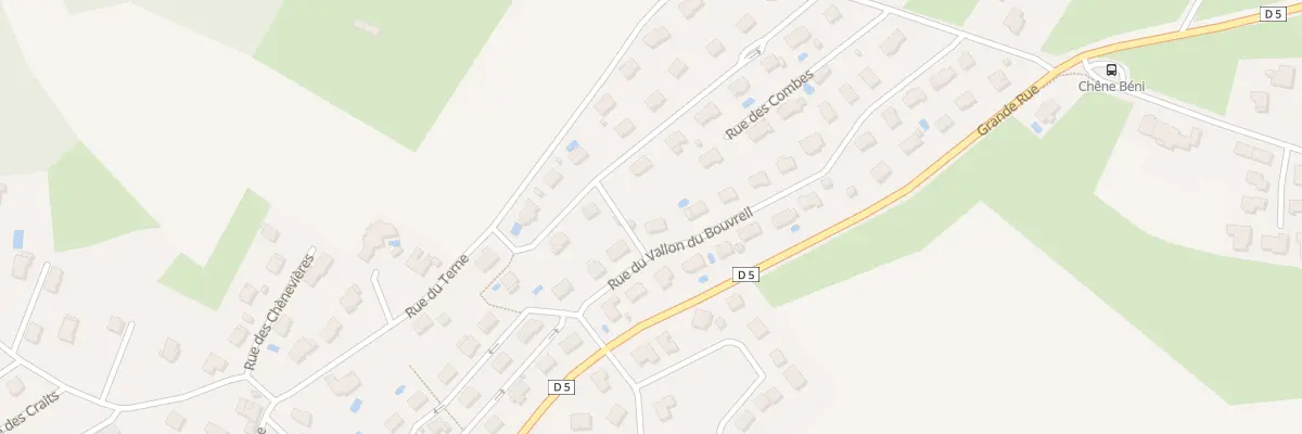 Plan du 25 Rue du Vallon du Bouvreuil à Pelousey
