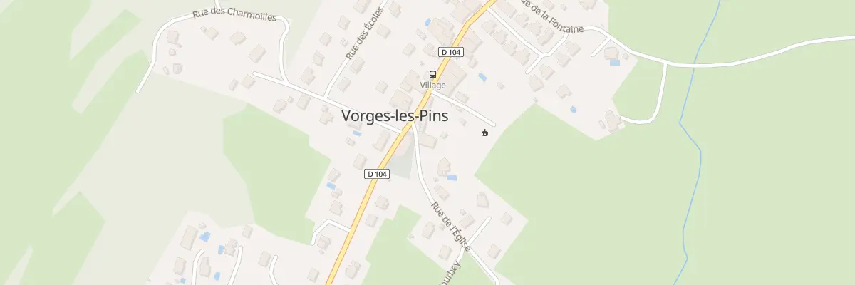 Plan du 10 Gr Grande Rue à Vorges-les-Pins