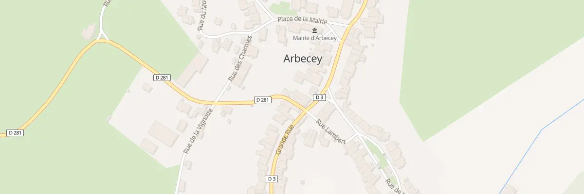 Plan du 4 Rue du Doyen à Arbecey