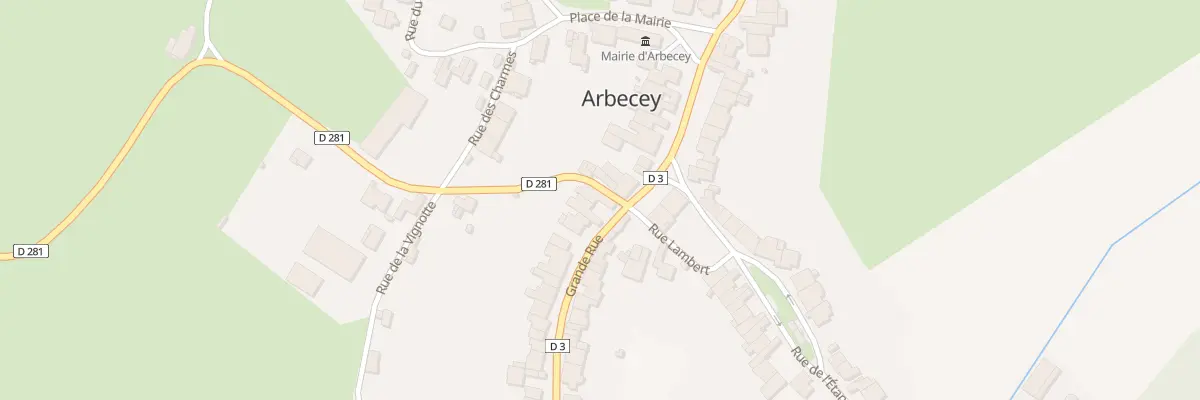 Plan du 37 Gr Grande Rue à Arbecey