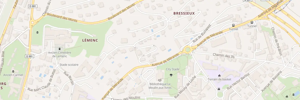 Plan du 151 Rue du Clos Papin à Chambéry