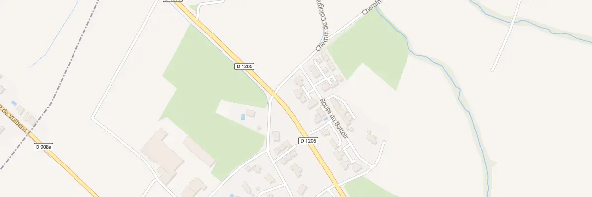 Plan du 50 Rte du Battoir à Vulbens