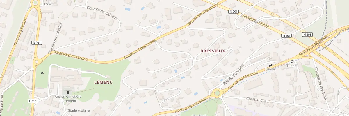 Plan du 415 Rue du Clos Papin à Chambéry