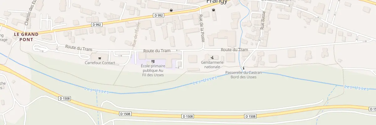 Plan du 426 Rte du Tram à Frangy