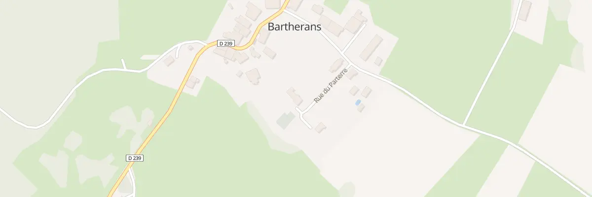 Plan du 5006 Village de Bartherans à Bartherans