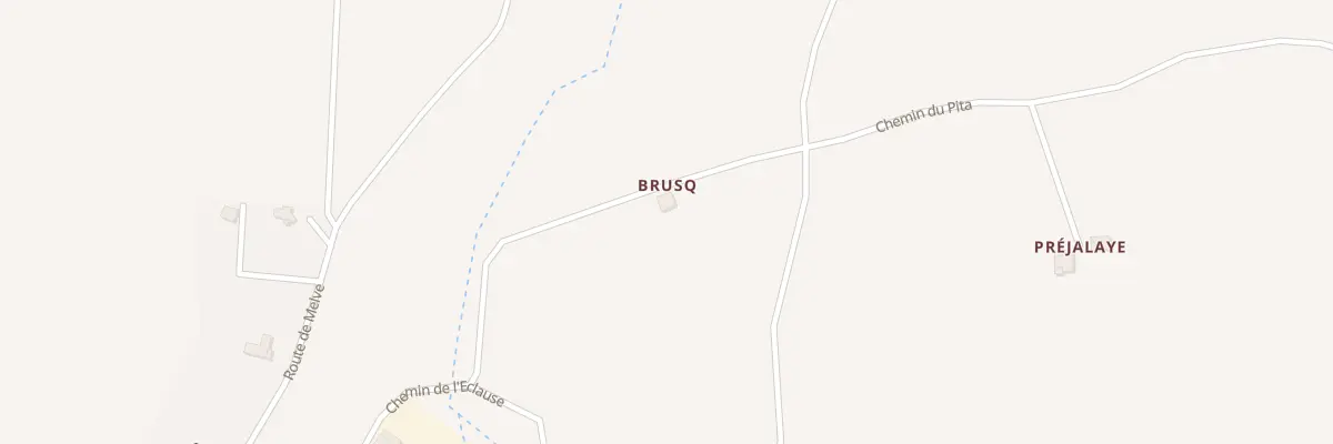 Plan du 5008 Le Brusk à Thèze